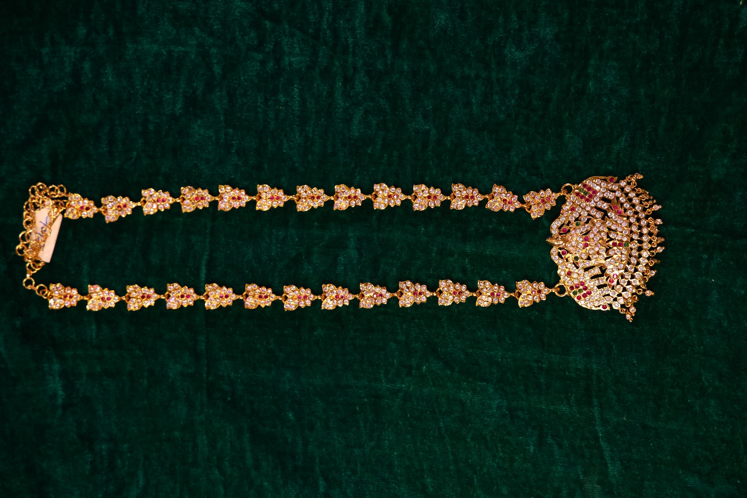 Peacock Long Haram Necklace